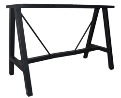 BAR A FRAME 1500MM 1050H - BLACK