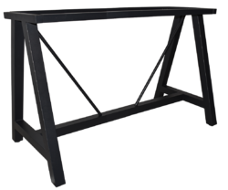 BAR A FRAME 1500MM 900H - BLACK