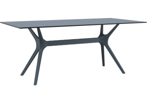 004 ibiza table 180 darkgrey front sidef5KY7B