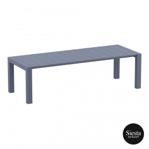 004 vegas table xl 260 darkgrey front side