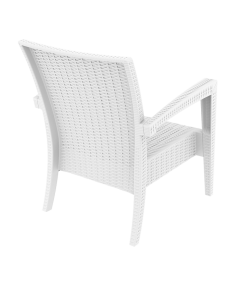 012 ml armchair white back sidew7F5M2