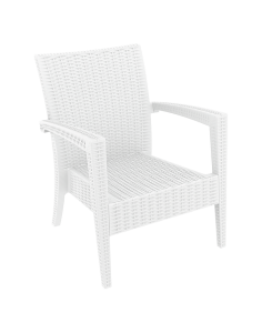 014 ml armchair white front sideD-j17M