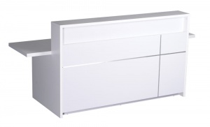 5-0 Reception Counter (WHITE)