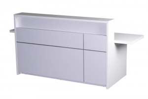 5-0 Reception Counter (WHITE)