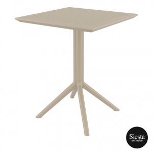 82883 polypropylene-outdoor-sky-folding-table-60-taupe-front-side