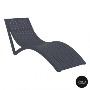 94024 outdoor-polypropylene-slim-sunlounger-darkgrey-front-side
