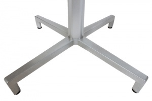 DOMINO FOLDING SILVER TABLE BASE 730H