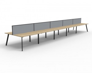 Eternity Double Sided Workstation With Screens