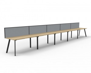Eternity Single Sided Workstation - With Screens