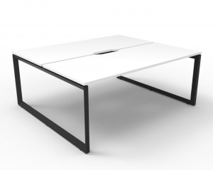 Deluxe Loop Leg Double Workstation