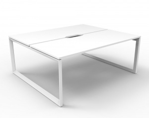 Deluxe Loop Leg Double Workstation