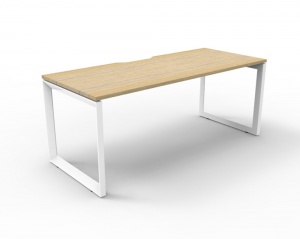 Deluxe Loop Leg Single Workstation