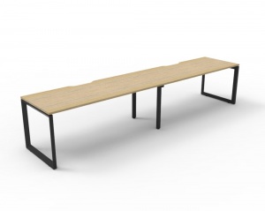 Deluxe Loop Leg Single Workstation