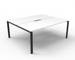 Deluxe Profile Leg Double Workstation