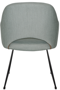 ALBURY ARM CHAIR SLED BLACK