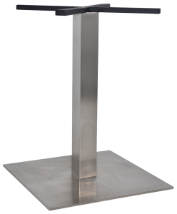PRAGUE SQ 550MM S/S TABLE BASE 730H