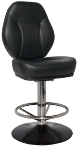 CAIRO GAMING STOOL DISC POLISHED S/S