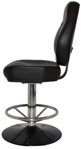 CAIRO GAMING STOOL DISC POLISHED S/S