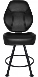 CAIRO GAMING STOOL 4LEG METAL BLACK