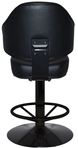 LUXOR GAMING STOOL DISC BLACK