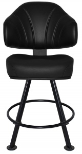 LUXOR GAMING STOOL 4LEG METAL BLACK