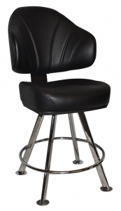 LUXOR GAMING STOOL 4LEG METAL S/S