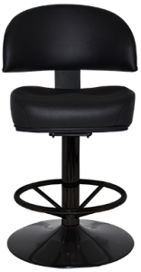 MACAU GAMING STOOL DISC BLACK