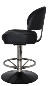MACAU GAMING STOOL DISC POLISHED S/S