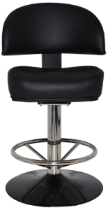 MACAU GAMING STOOL DISC POLISHED S/S