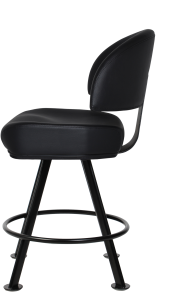 MACAU GAMING STOOL 4LEG METAL BLACK