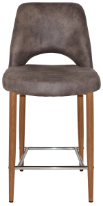 ALBURY SIDE STOOL 650MM - No Arms Timber/Metal