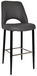 ALBURY SIDE STOOL 750MM - No Arms Metal