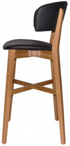 TORINO STOOL 770MM WITH VINYL SEAT