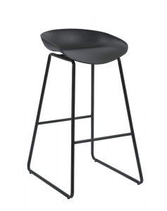 Aries Bar Stool - 853mm H - Black Seat