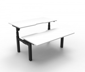 Paramount 2 Person Back to Back Height Adjustable Desk