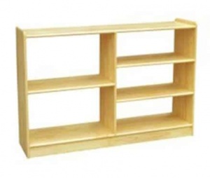 Woodland Classic Dual Sided Vertical Offset Shelves (5) – Natural