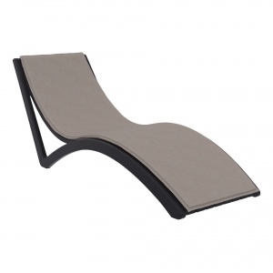 outdoor-polypropylene-slim-sunlounger-cushion-black-brown-front-side