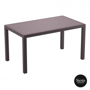 outdoor-resin-rattan-cafe-plastic-top-bali-table-140-brown-front-side-1