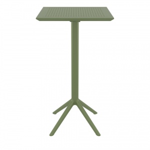 polypropylene-outdoor-sky-folding-bar-table-60-olive-green-front-1