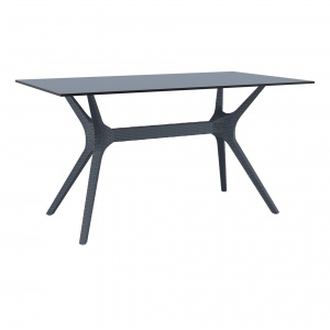 resin-rattan-polypropylene-outdoor-dining-ibiza-table-140-darkgrey-front-side